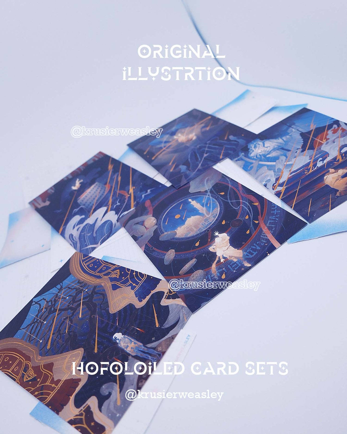 Holofoild Print Sets | Original Illustration Series