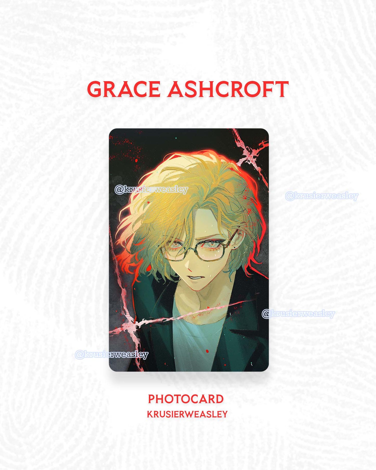 Leon Kennedy Print | Photocard | Sticker | Standee | Resident Evil
