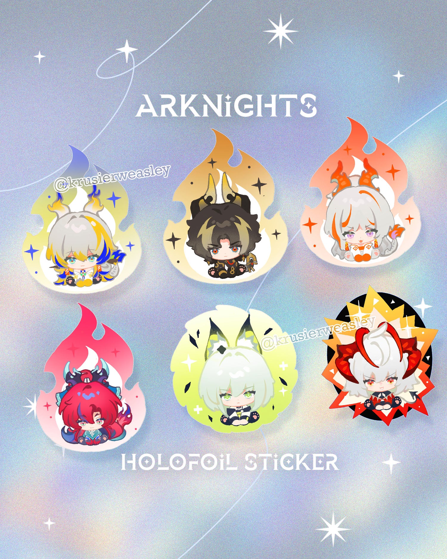 Arknights | Charm / Sticker | Kal'tsit & More – KrusierWeasley
