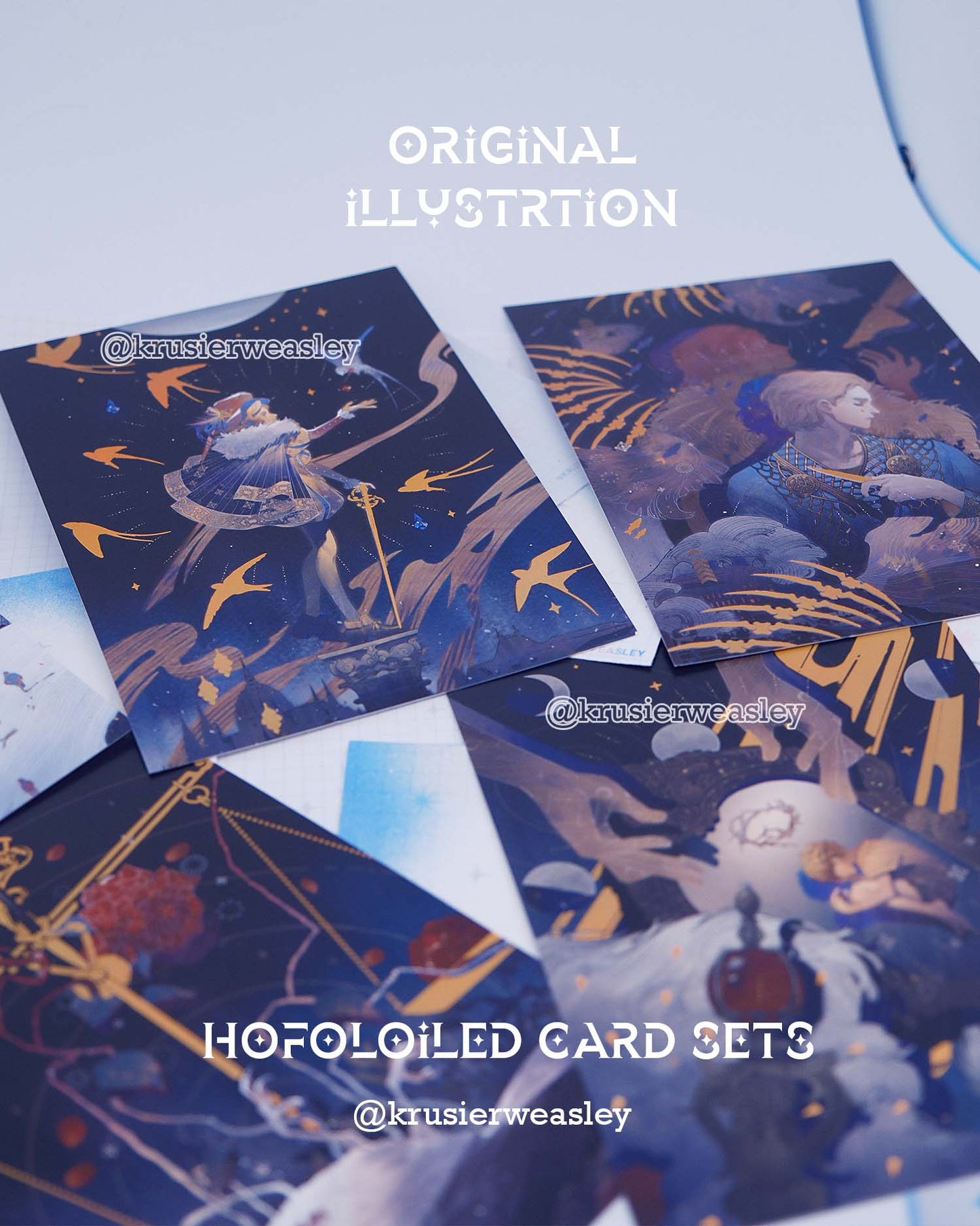 Holofoild Print Sets | Original Illustration Series