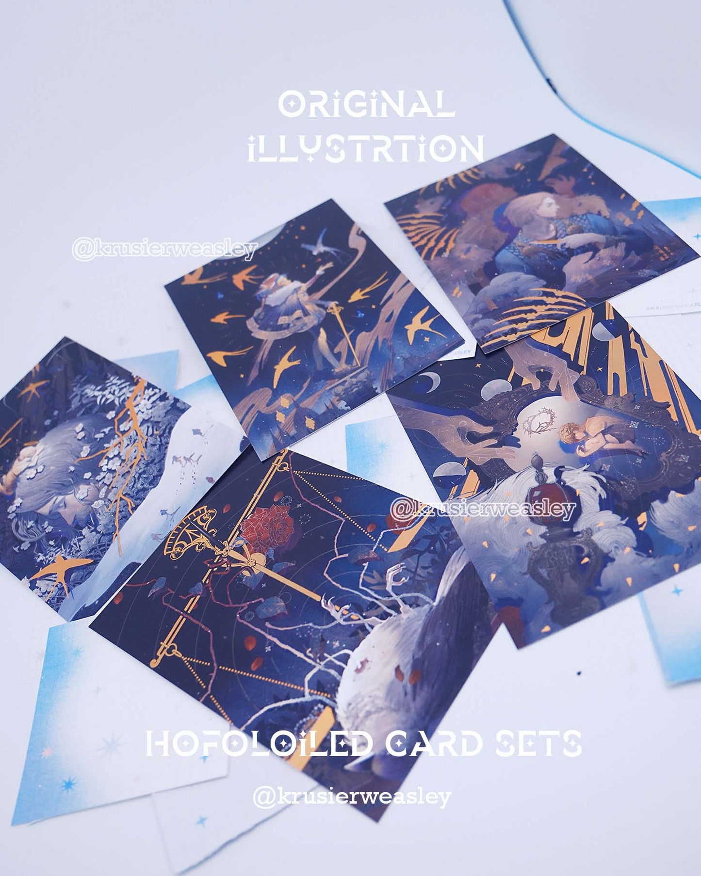 Holofoild Print Sets | Original Illustration Series