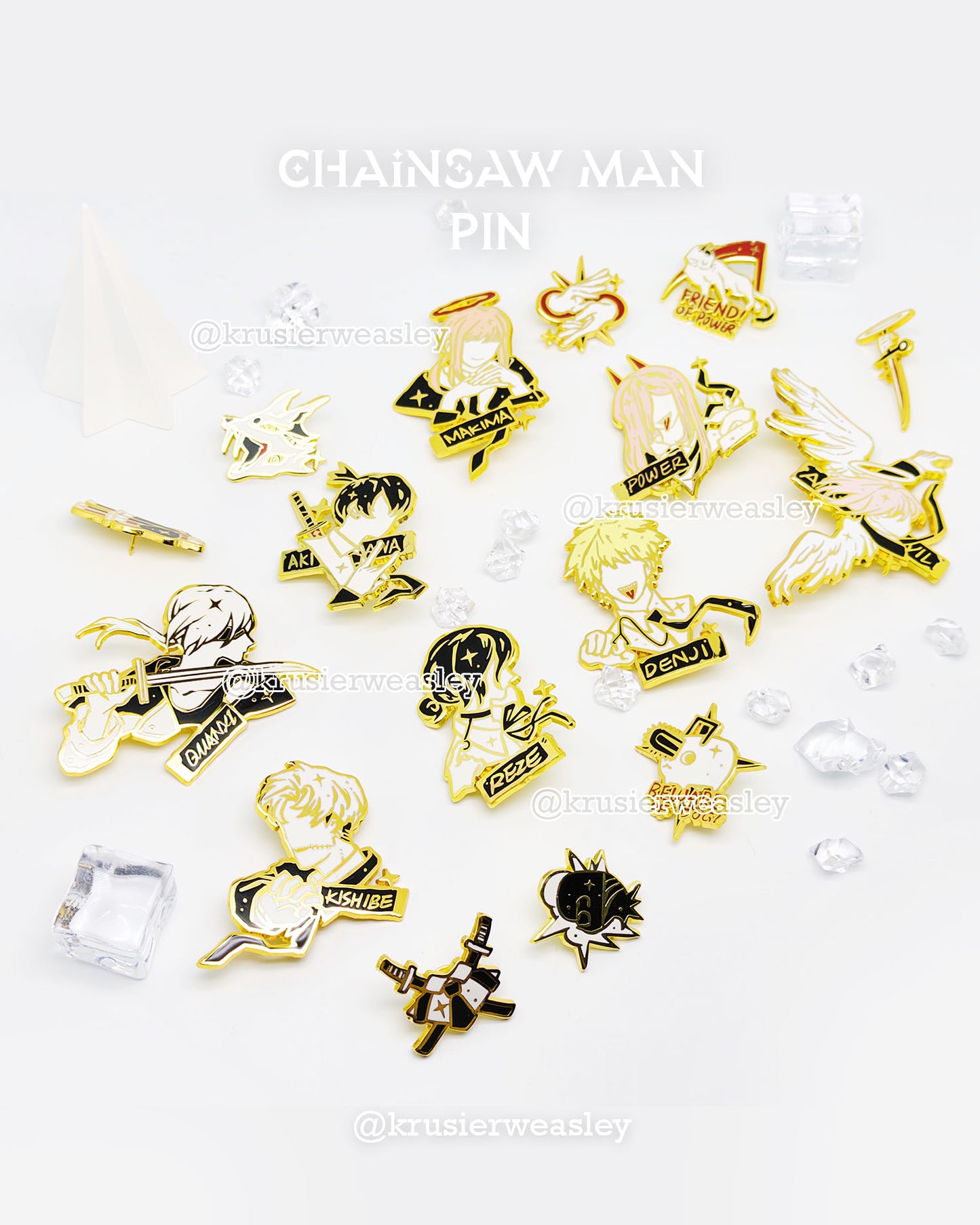 Chainsaw Man Enamel Pin Collection