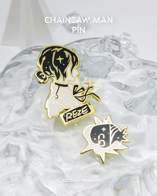 Chainsaw Man Enamel Pin Collection