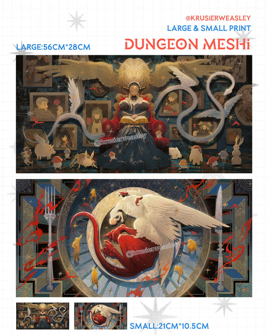 Marcille & Falin | Dungeon Meshi Prints | Stickers