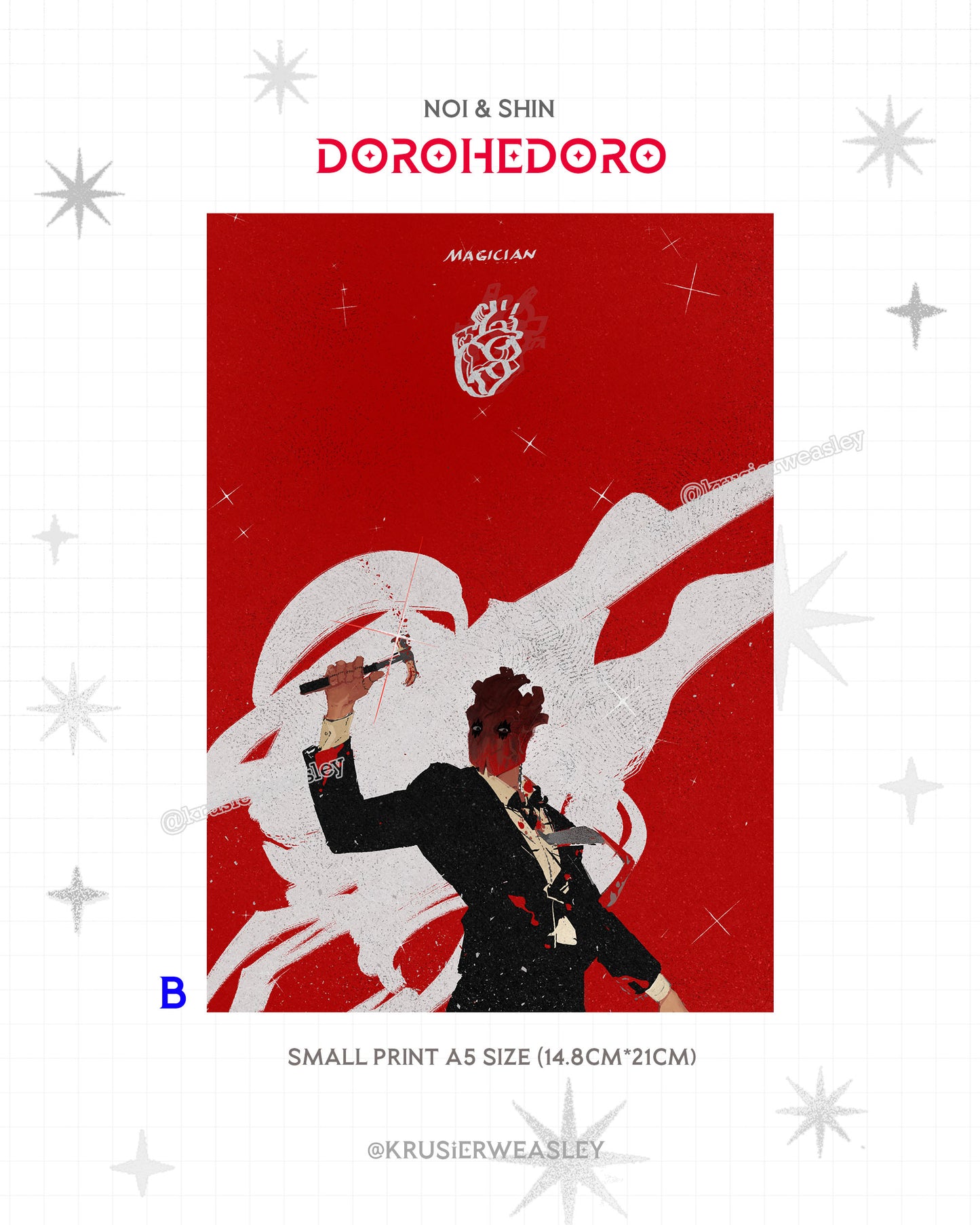 Dorohedoro | Noi & Shin | Prints | Charms | Stickers