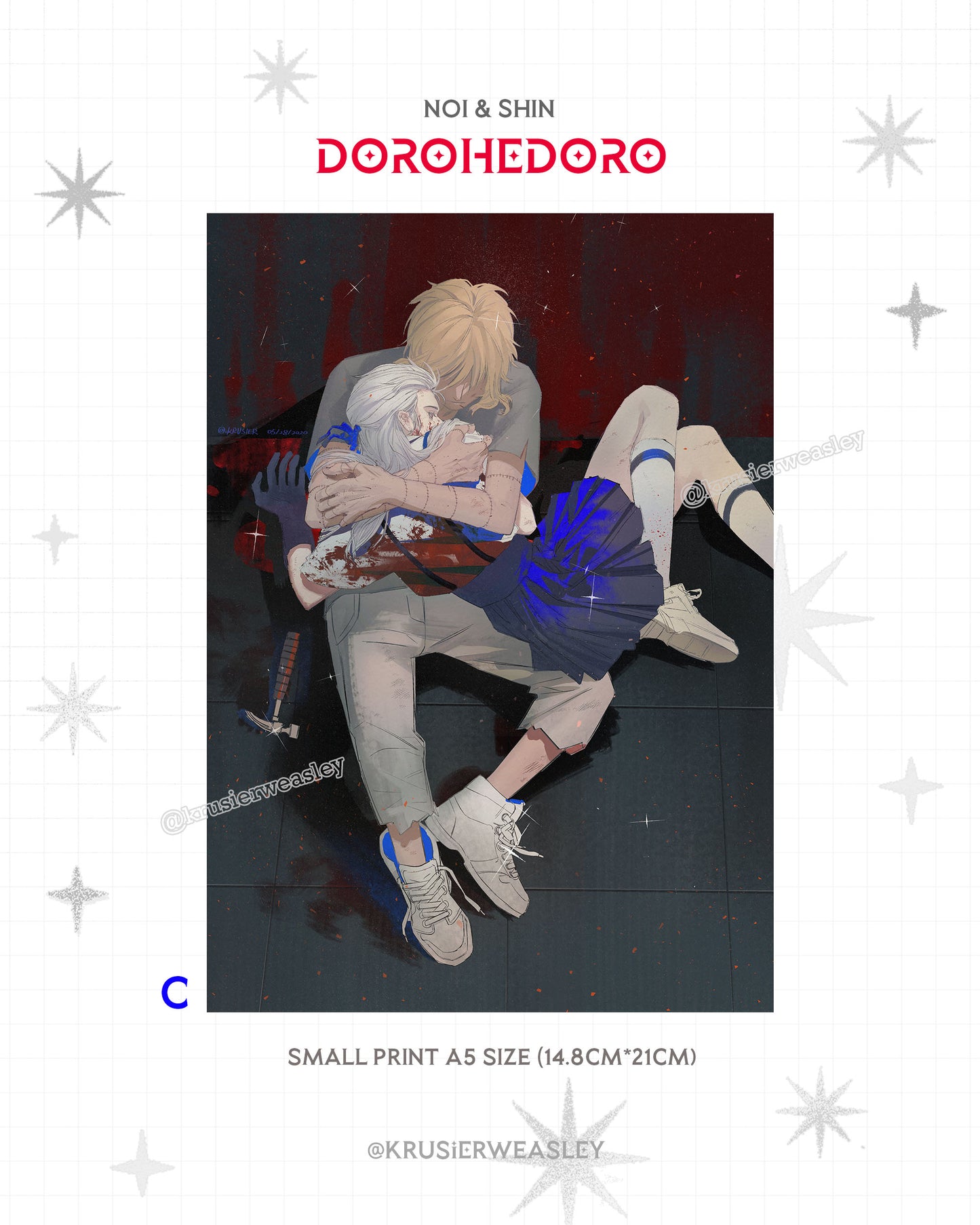 Dorohedoro | Noi & Shin | Prints | Charms | Stickers