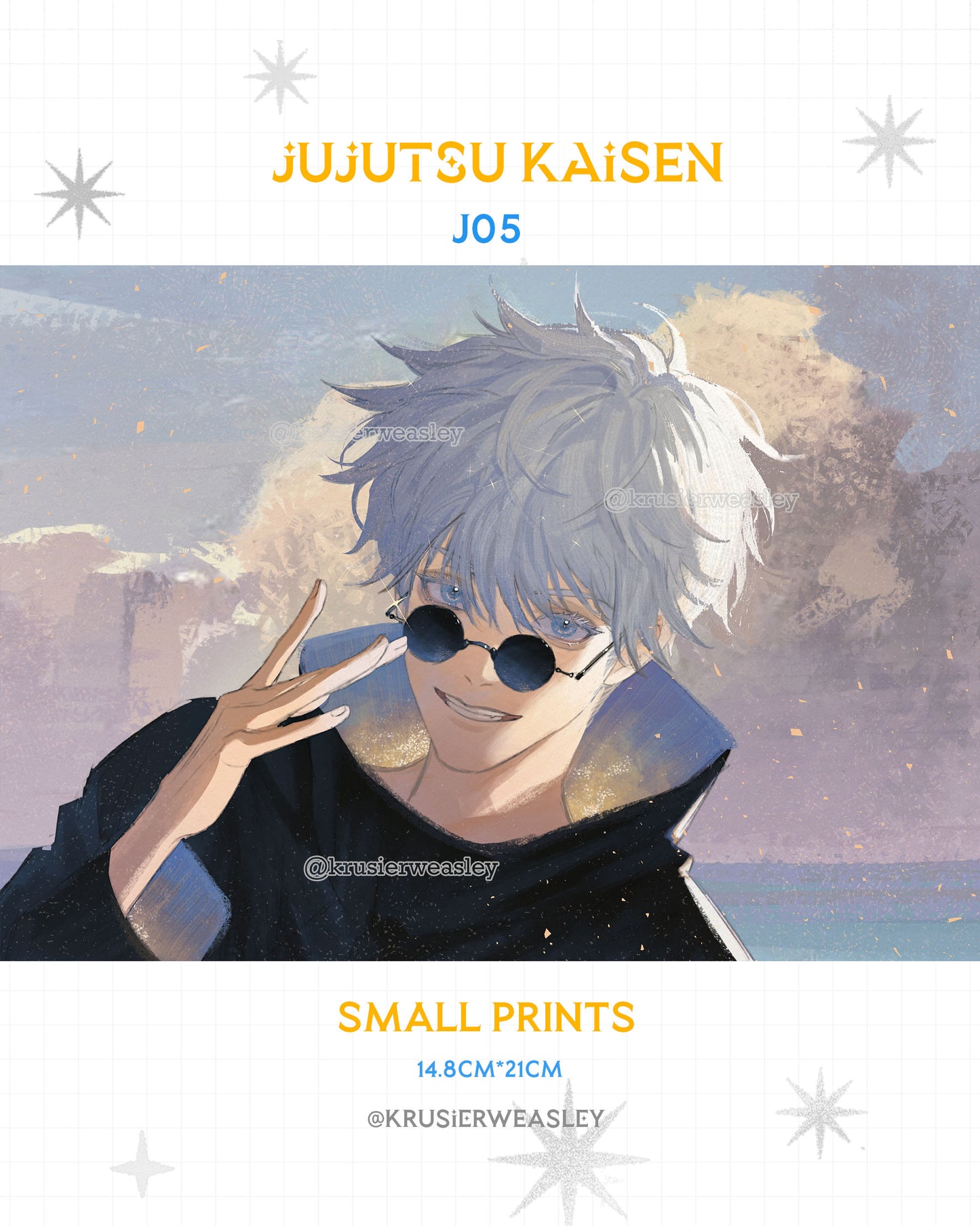 JJK | A5 Prints | Geto | Gojo