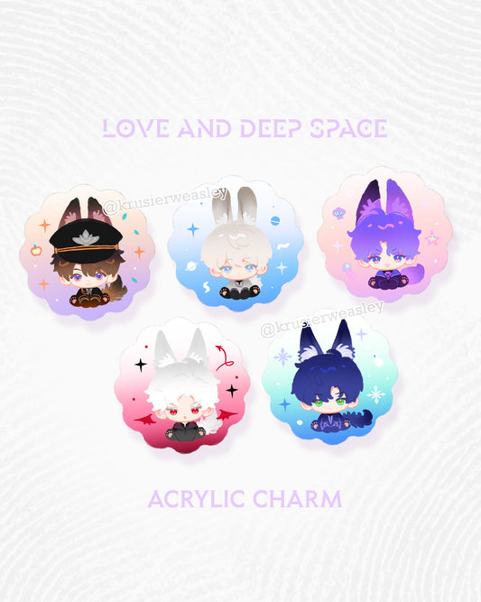 LADS Charms & Stickers | Love and Deep Space