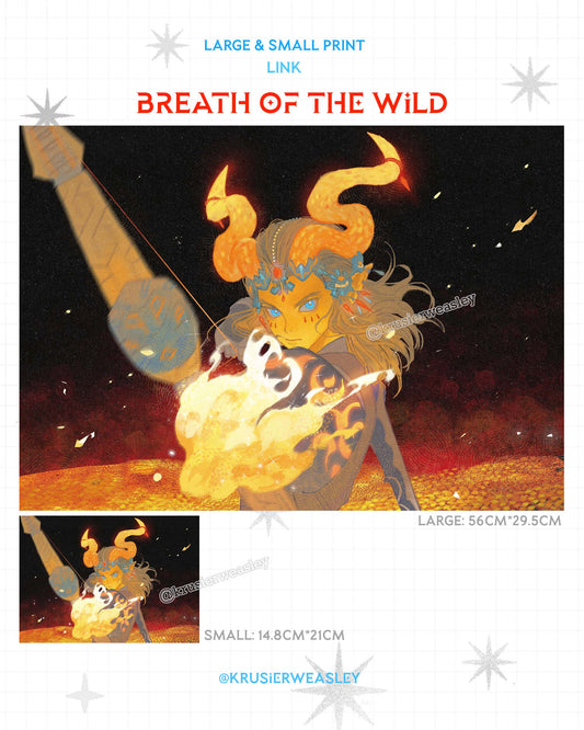 Link Print | BOTW | Zelda Breath of the Wild