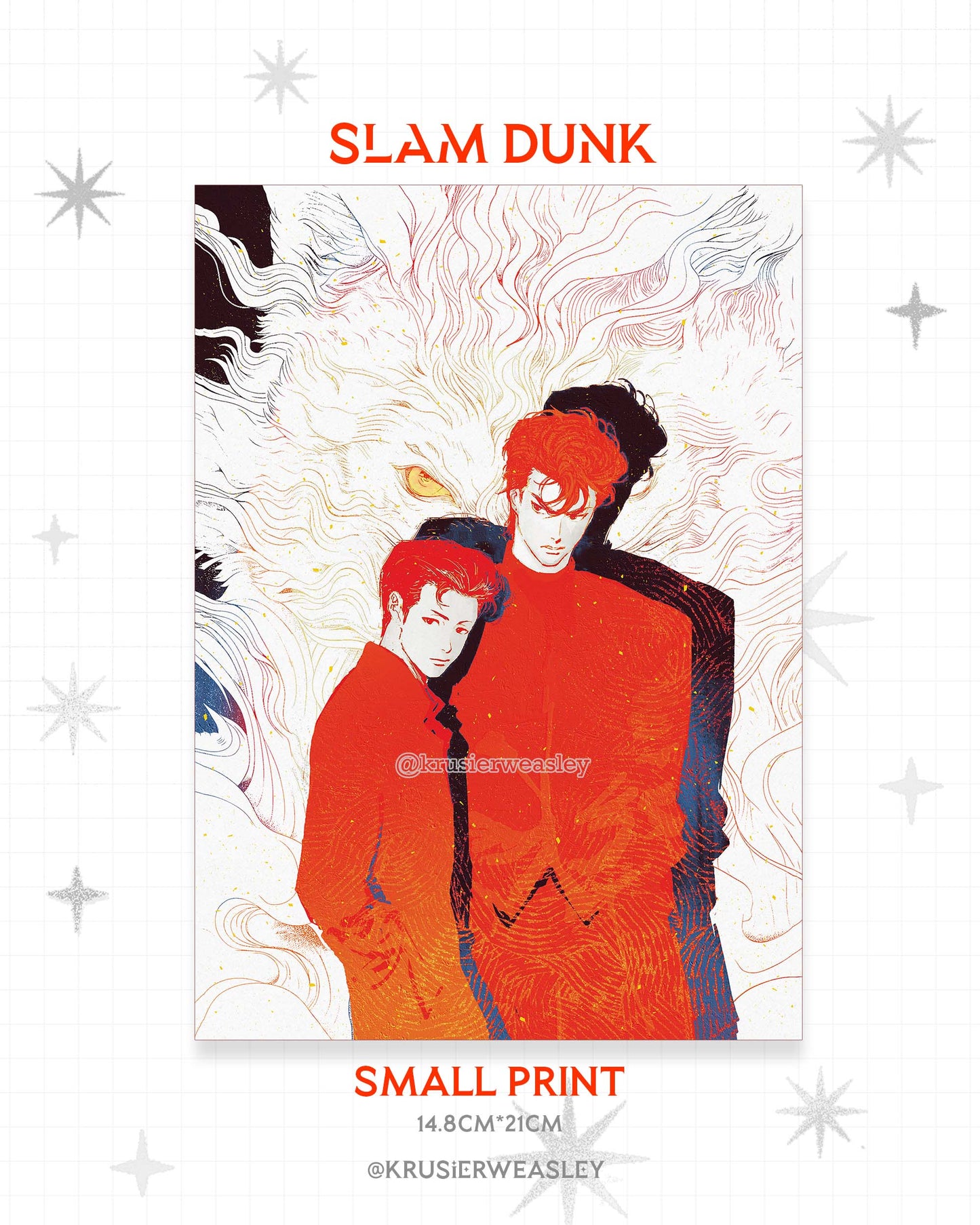 Slam Dunk | Hanamichi & Yohei | A5 Prints, Sticker
