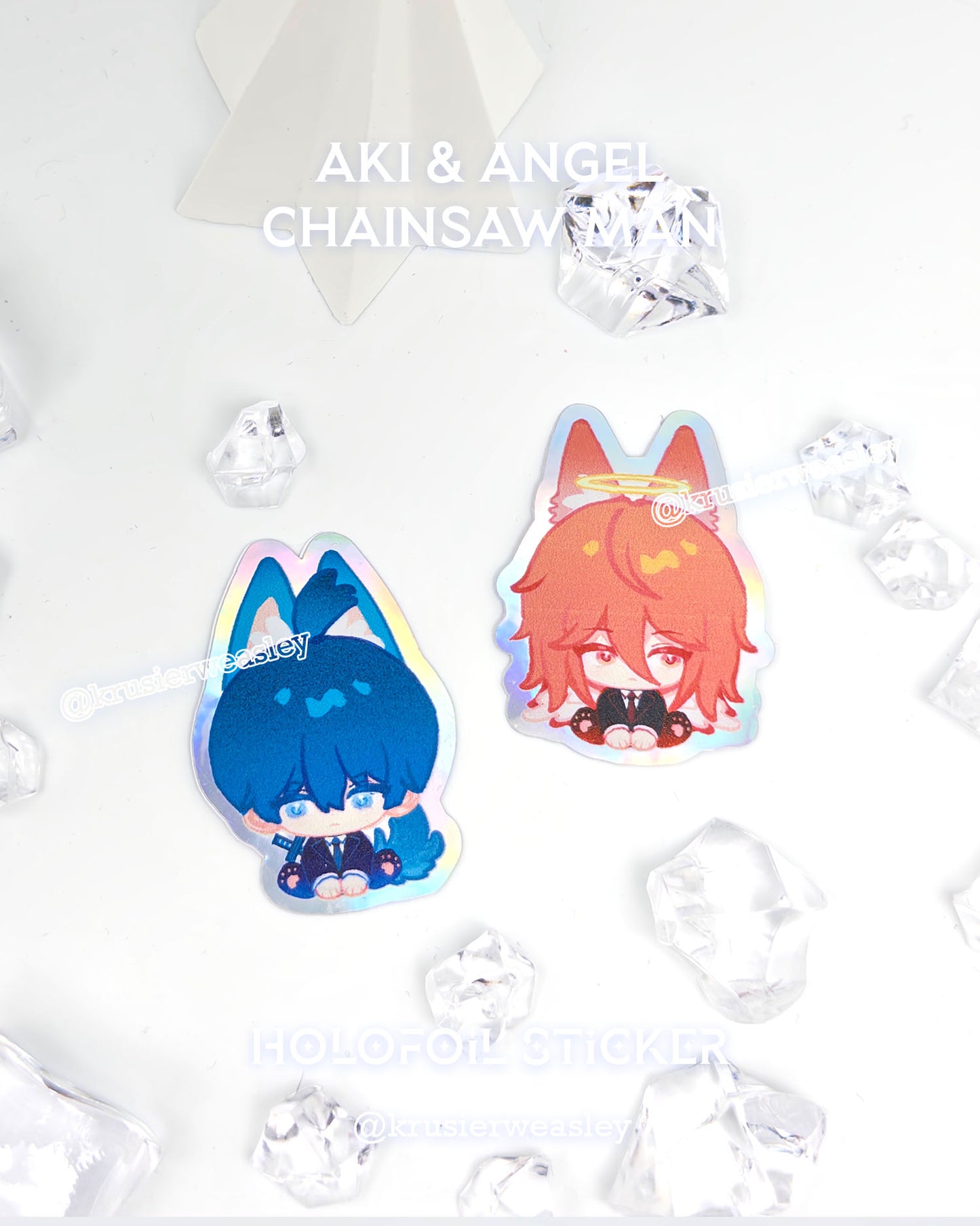Aki | Angel Devil | Standees | Stickers