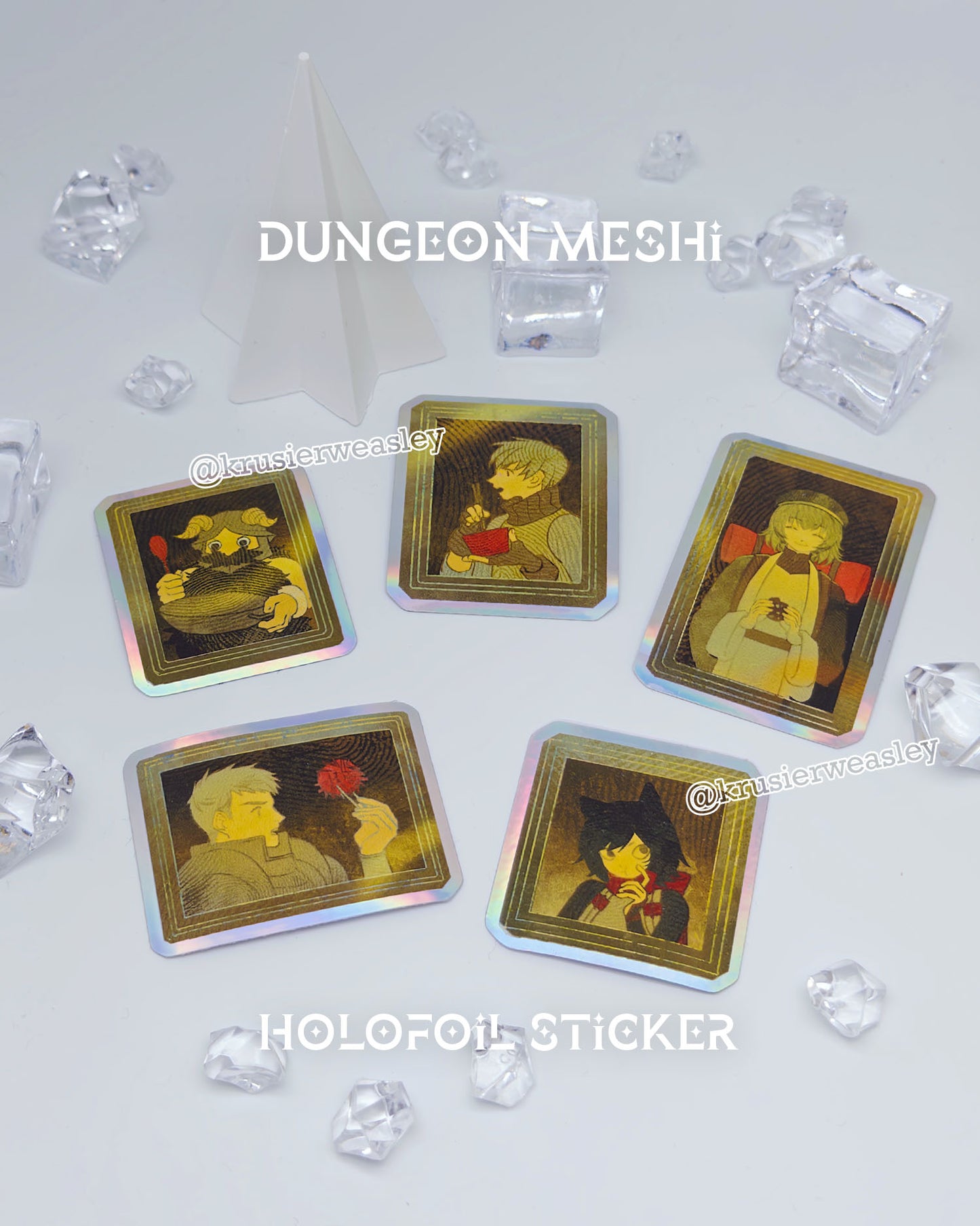Marcille & Falin | Dungeon Meshi Prints | Stickers