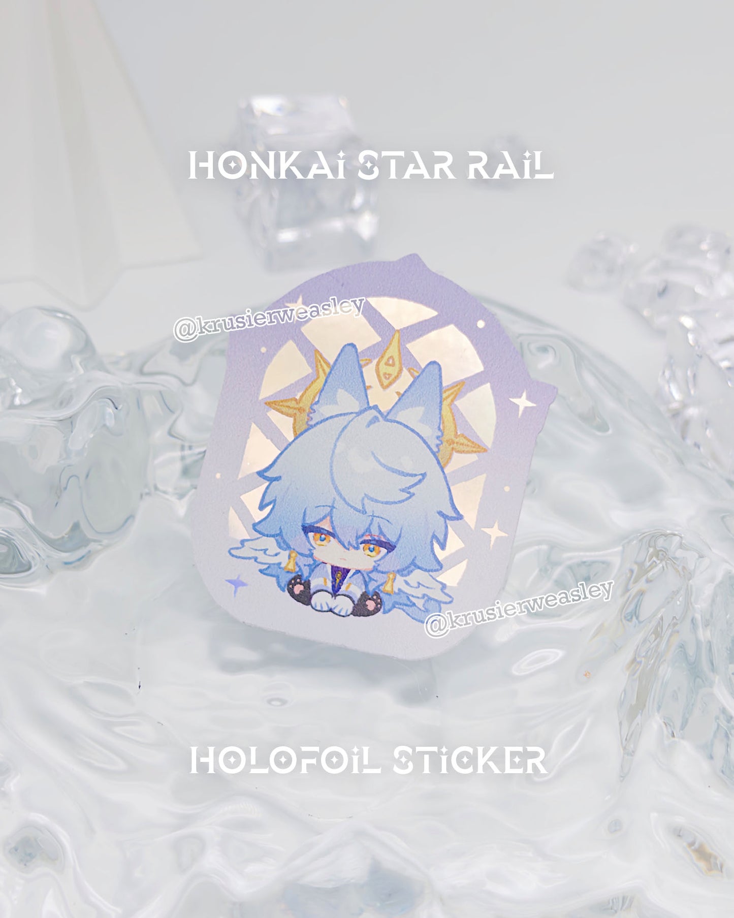 Honkai Star Rail Holofoil Stickers