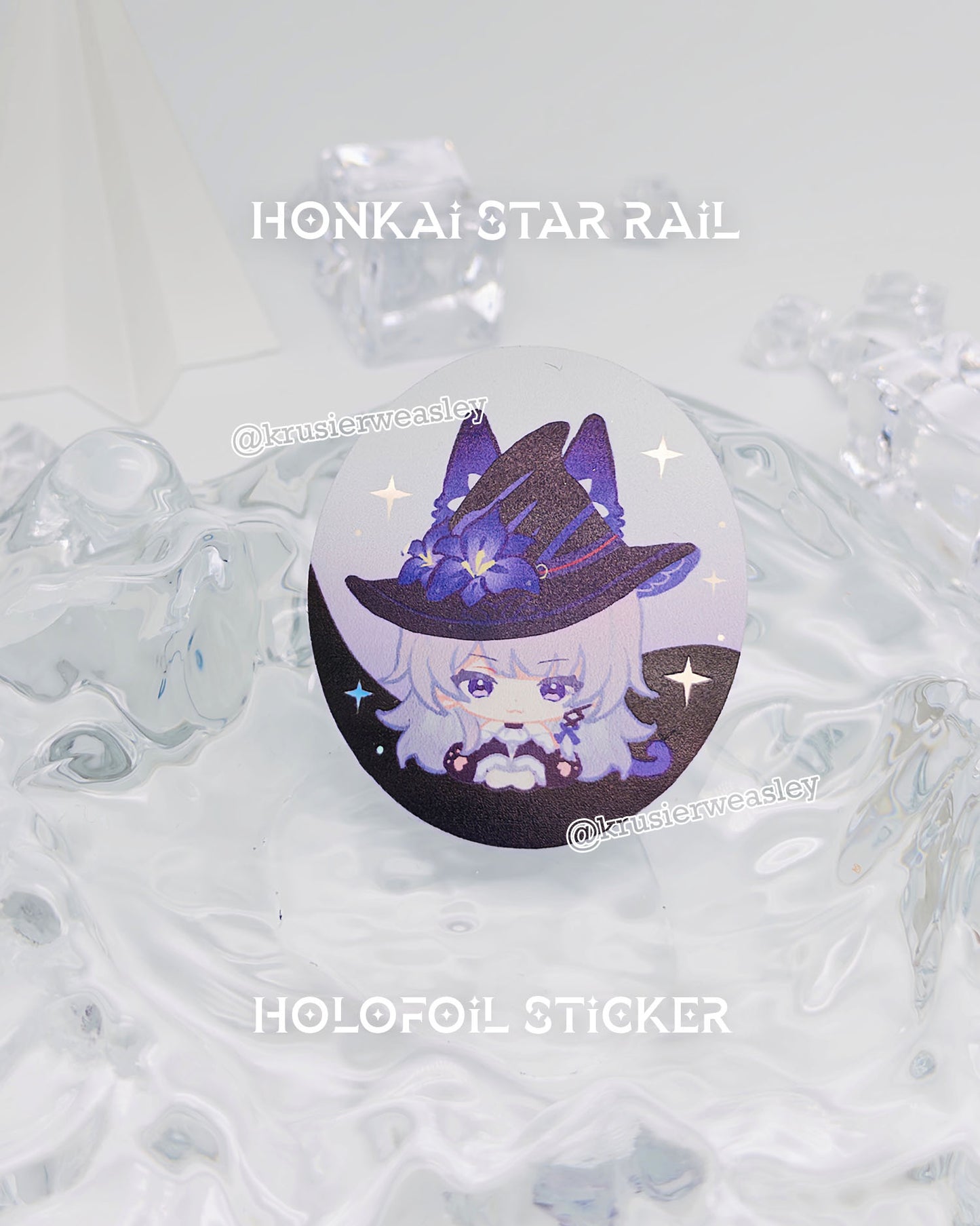 Honkai Star Rail Holofoil Stickers