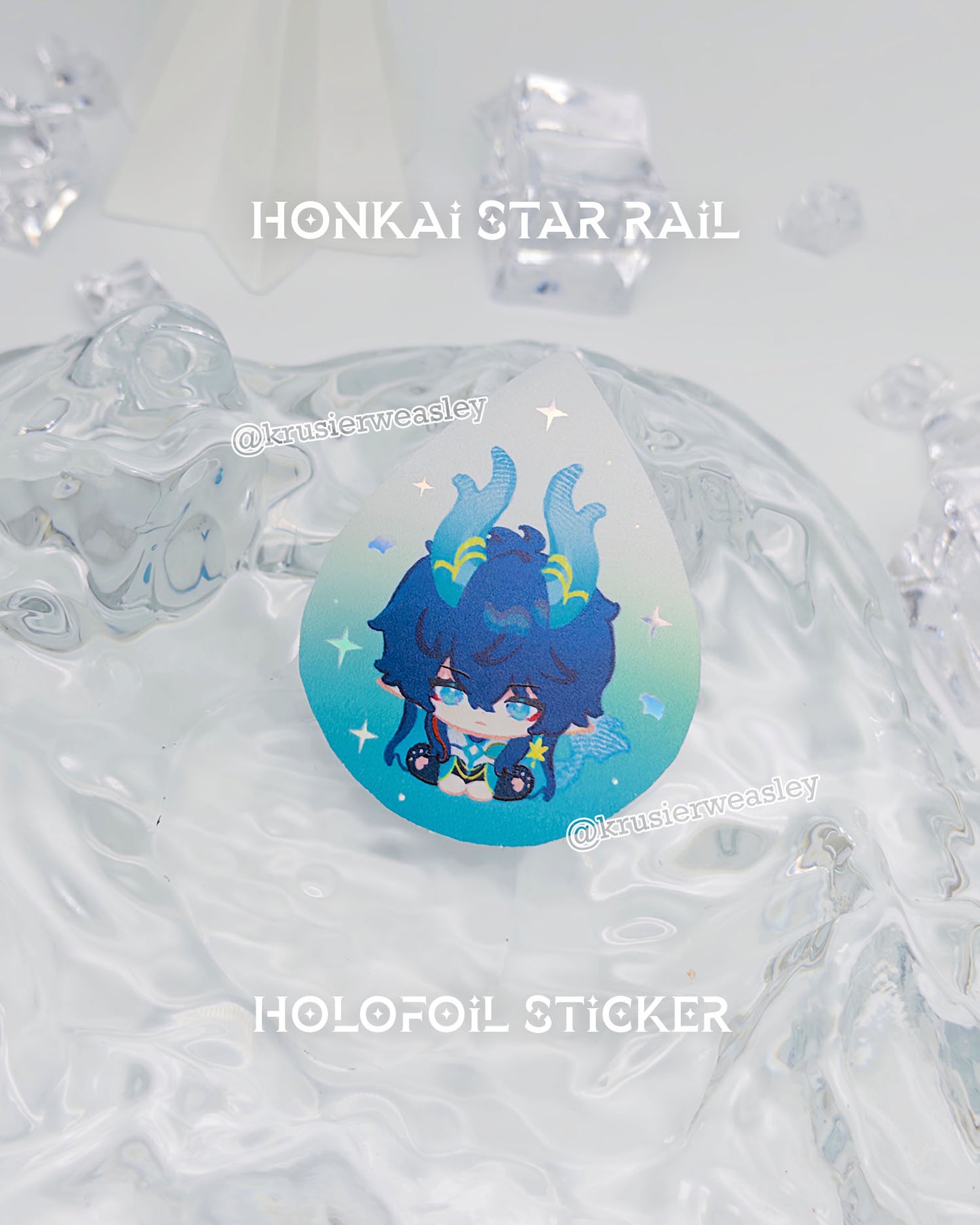 Honkai Star Rail Holofoil Stickers
