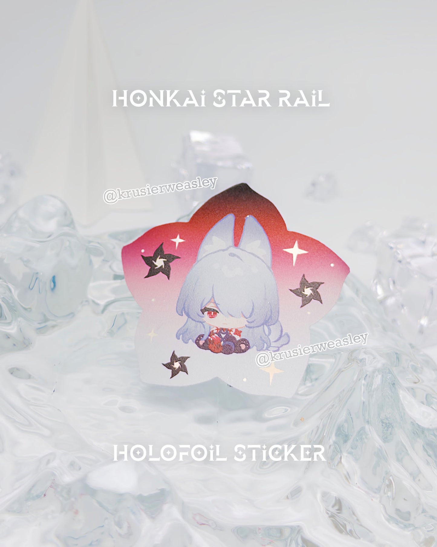 Honkai Star Rail Holofoil Stickers