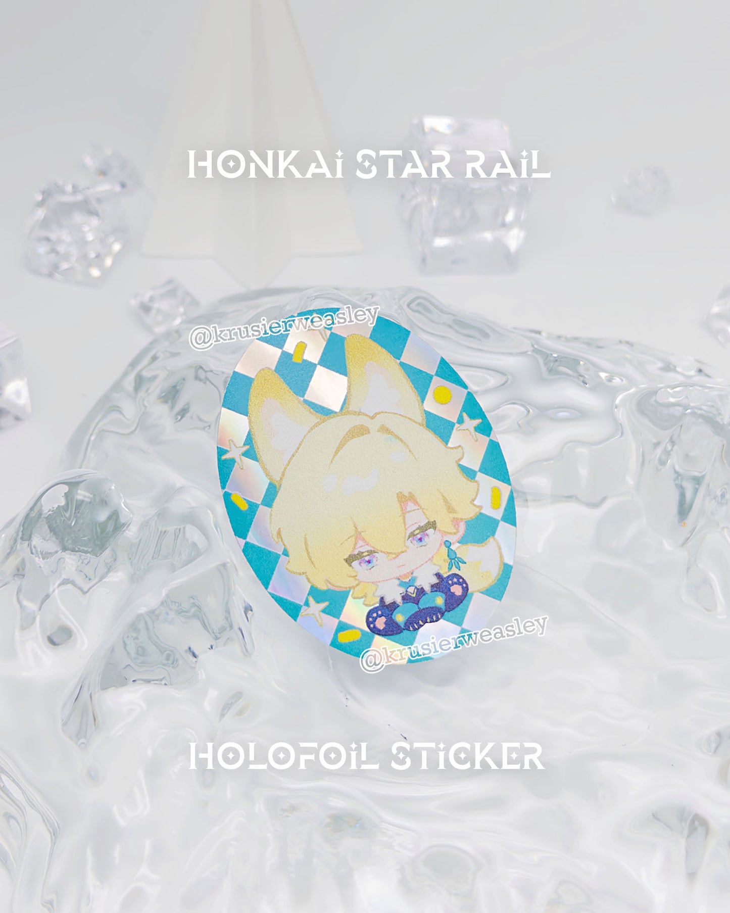 Honkai Star Rail Holofoil Stickers