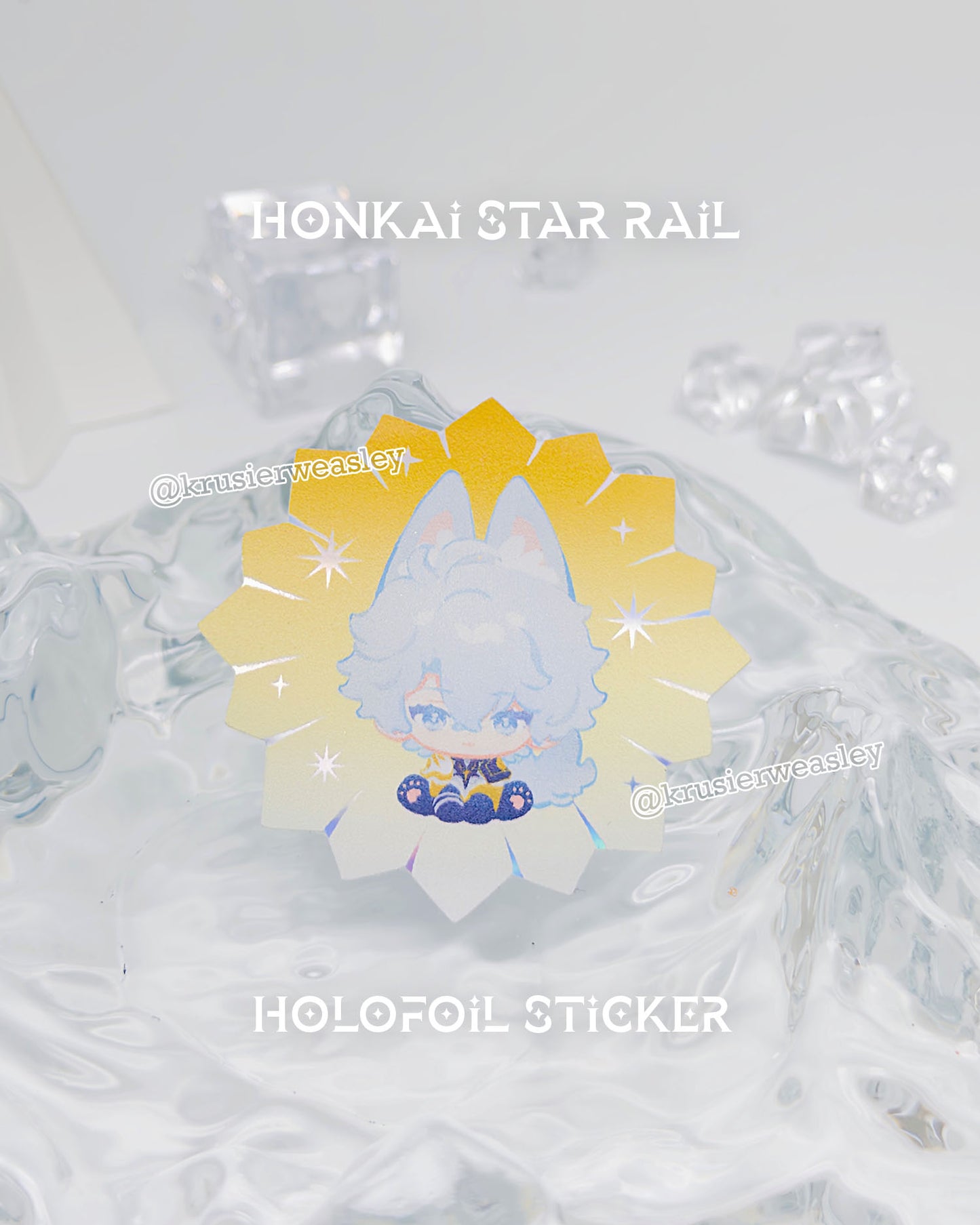 Honkai Star Rail Holofoil Stickers