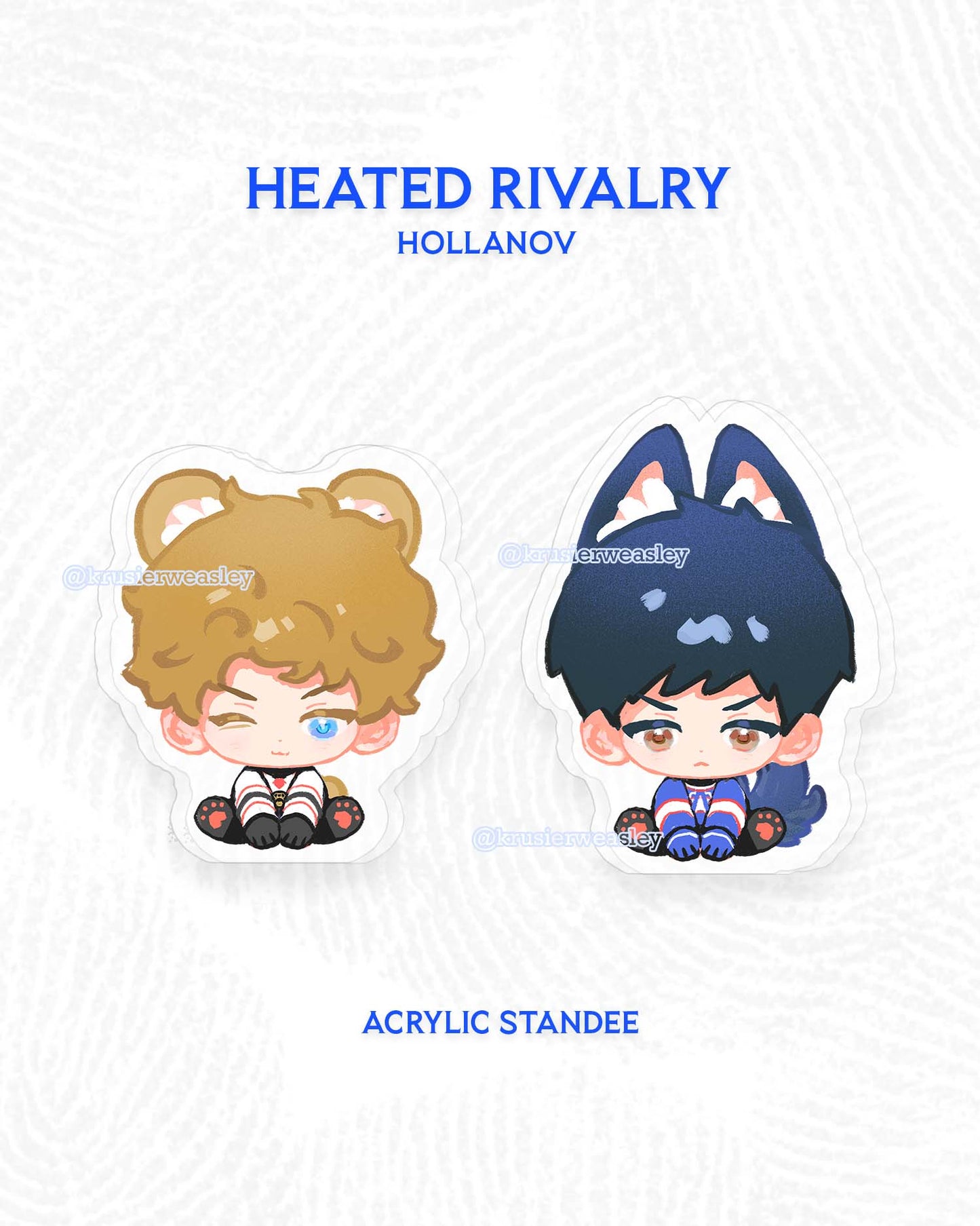 Heated Rivalry Sticker + Standee