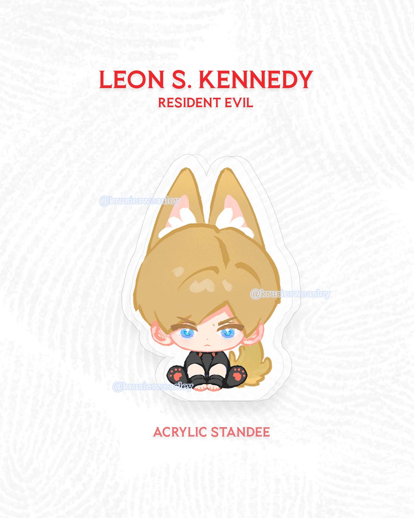 Leon Kennedy Print | Photocard | Sticker | Standee | Resident Evil