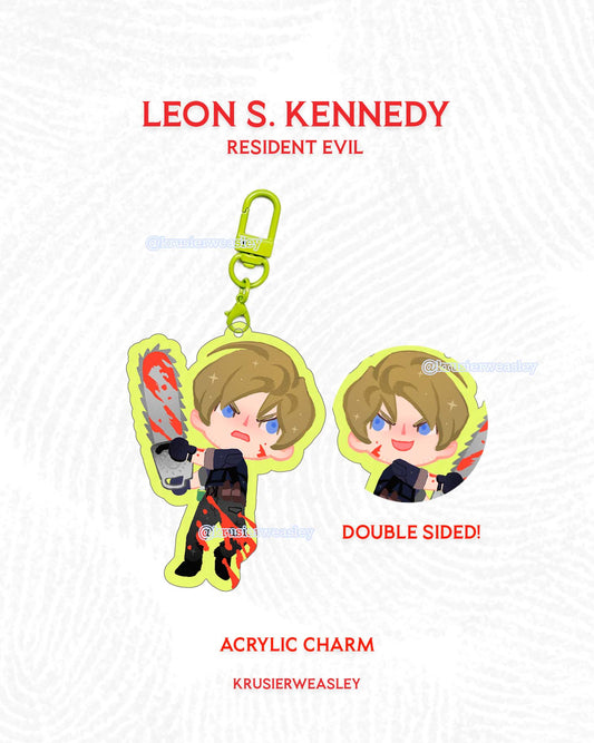 [Pre-order] Leon Kennedy Print | Photocard | Sticker | Standee | Resident Evil
