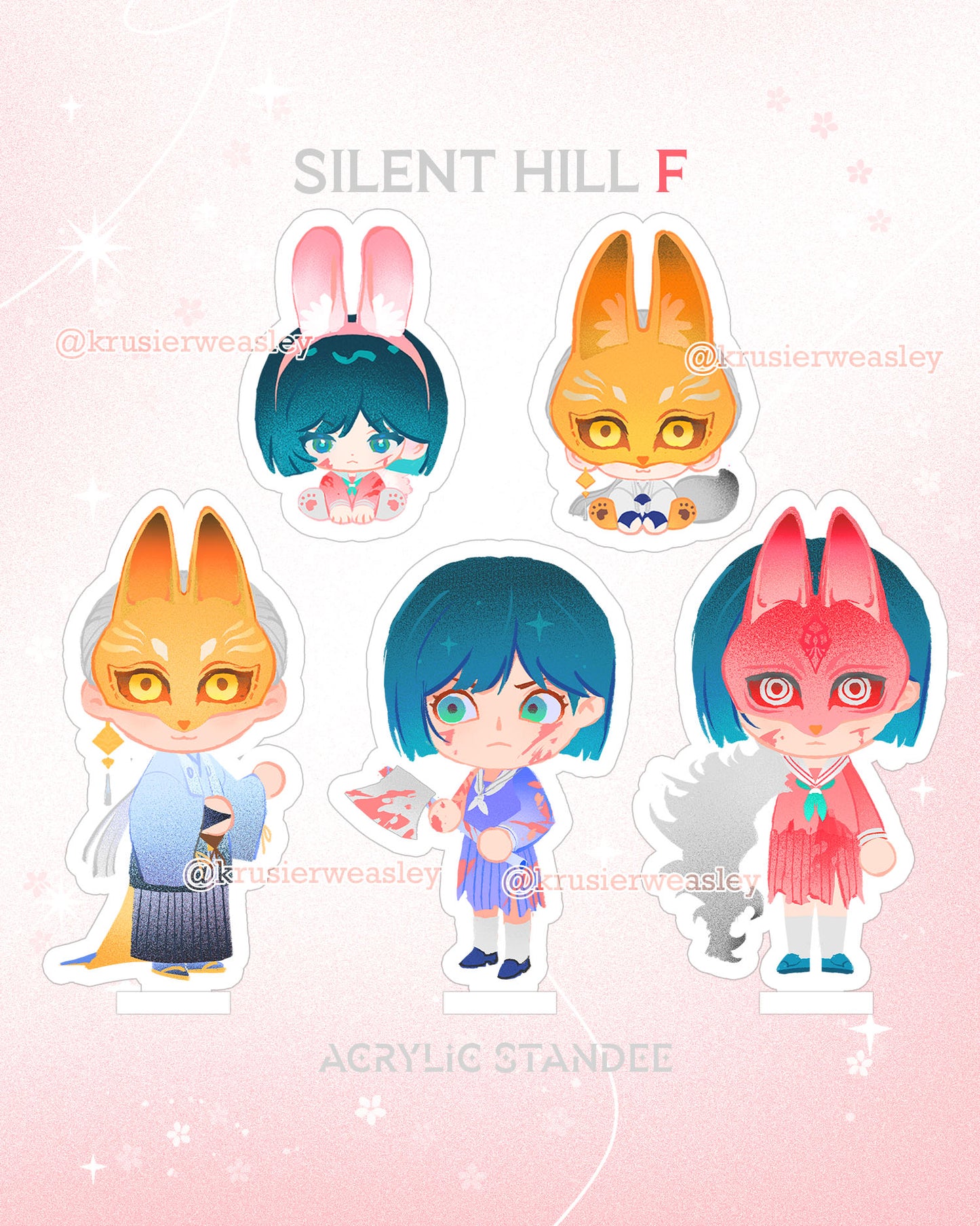 Silent Hill F | Hinako & Kotoyuki | Stickers | Standees | Charms